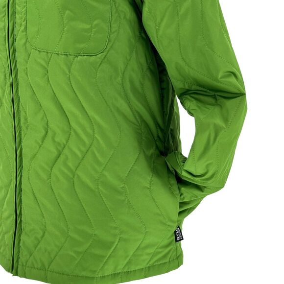 Stussy Women's Quilted Jacket Vest Convertible Nylon Ranch Green Streetwear M - Picture 7 of 14